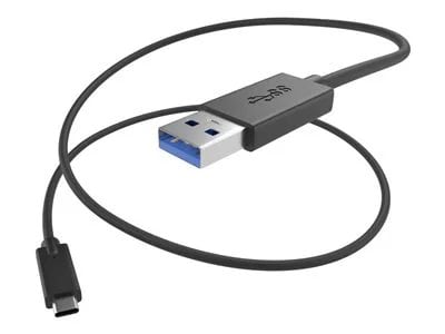Photos - Cable (video, audio, USB) Full Tech UNC USB-C to USB-A 3.0 Cable, 3 ft - Black 78362518 