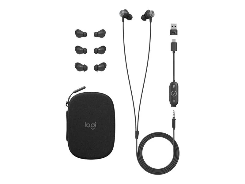 イヤホン Logicool Zone Wired Earbuds ZONEWEBUC Logitech Zone Wired Earbuds UC | 78064462 | Lenovo US