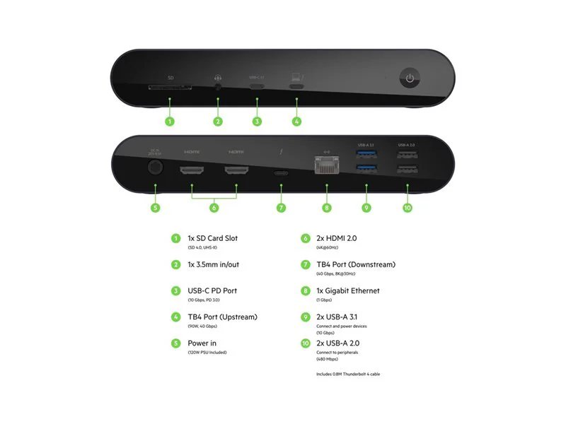 Belkin Pro Thunderbolt 4 Dock | 78291237 | Lenovo US
