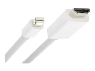 

UNC Mini Display Port to HDMI Adapter Cable, 3ft - White
