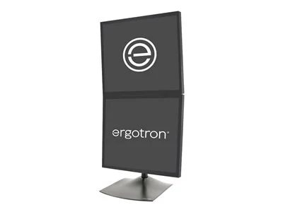 

Ergotron Dual-Monitor Desk Stand, Vertical - Two Monitor Mount