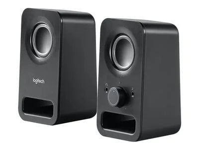 Image of Logitech Z150 Clear Stereo Sound Speakers - Midnight Black