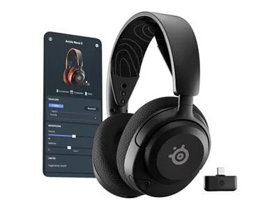 【中古美品】SteelSeries Arctis Nova 5 Wireless SteelSeries Arctis Nova 5 Wireless Gaming Headset - Black