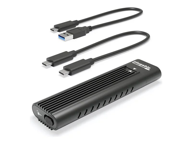 USB-C NVMe Enclosure with Integrated Heatsink - Thumbnail 4