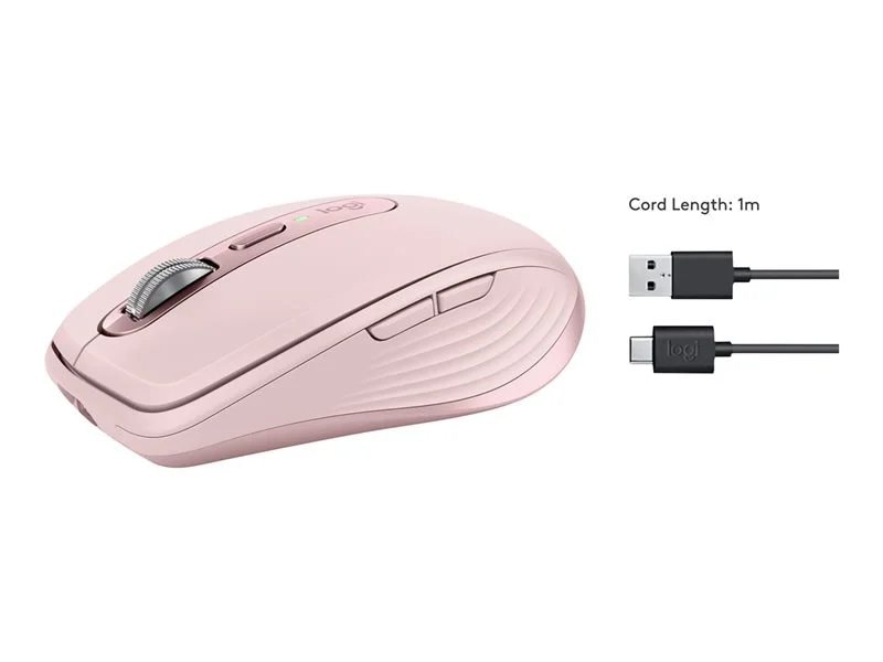 Logitech Souris portable MX Anywhere 3s Rose