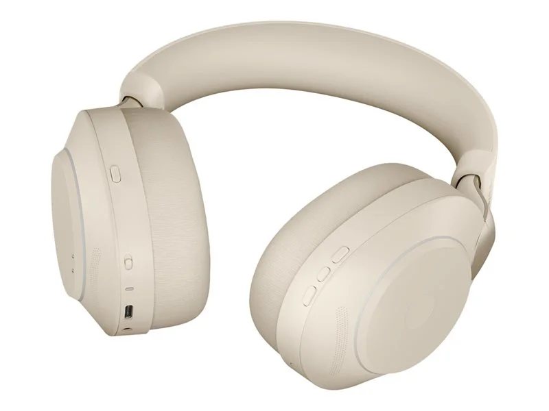 Jabra Evolve2 85 Unified Communication Auriculares Inalámbricos USB Negros  + Soporte de Carga, PcCo