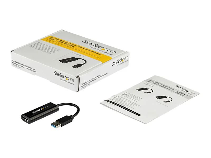 StarTech.com Slim USB 3.0 to HDMI Adapter for 1080p Video
