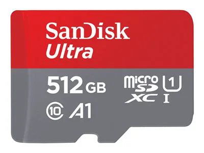 Photos - Memory Card SanDisk 512GB Ultra UHS-I microSDXC  with SD Adapter 78611460 
