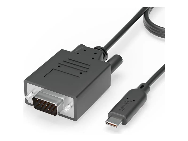 Plugable USB-C to VGA Cable - Displays up to 1920x1080@60Hz