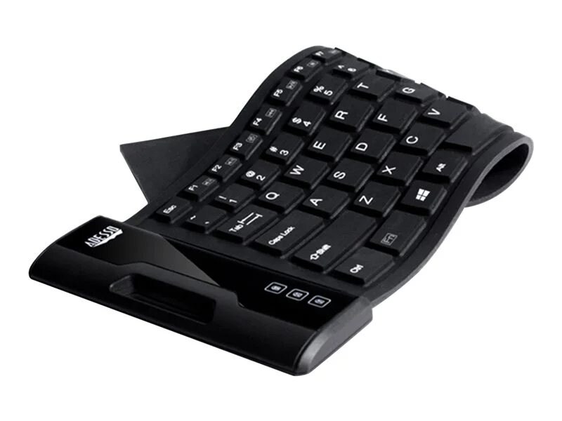 Adesso SlimTouch 212 Antimicrobial Waterproof Flex Keyboard, Mini Size - image 2