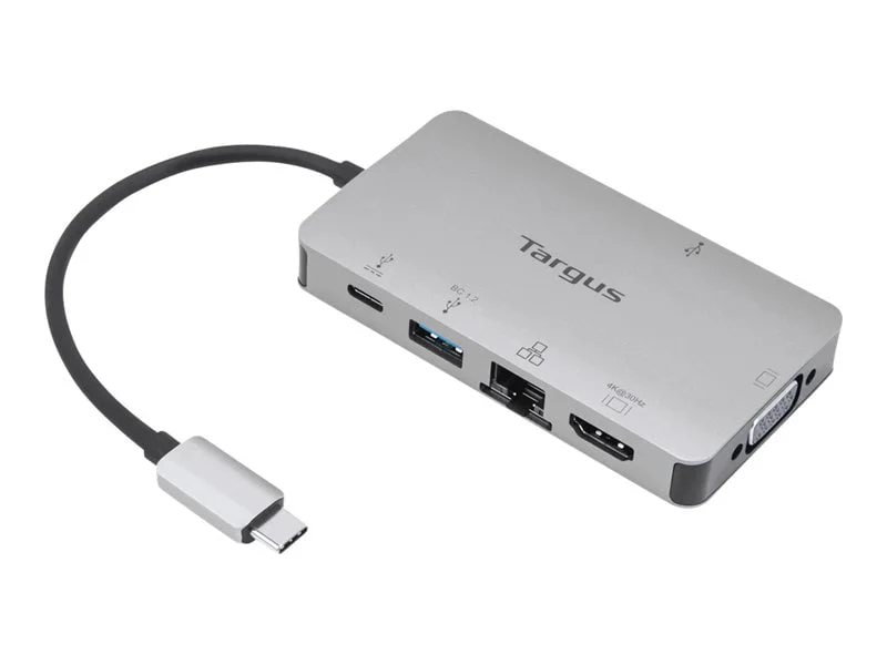 TARGUS USB-C DP Alt Mode Single Video 4K HDMI/VGA Docking Station w/ 100W  PD Pass-Thru