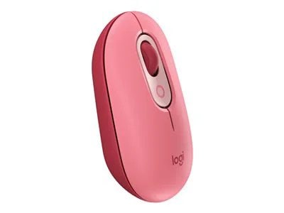 Logitech POP Wireless Mouse with Customizable Emojis - Heartbreaker Rose