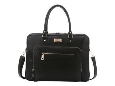 Sandy Lisa London Shoulder Bag for Laptops up to 15.6 inches - Black