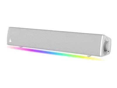 Creative Labs SoundBlaster GS3 Compact RGB Gaming Soundbar with Superwide™ Technology - White
