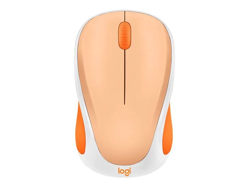 Logitech Design Collection Wireless Mouse - Light Orange
