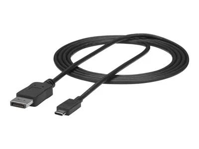 Photos - Cable (video, audio, USB) Startech.com StarTech USB-C to DisplayPort Adapter Cable, 6ft - Black 78338233 