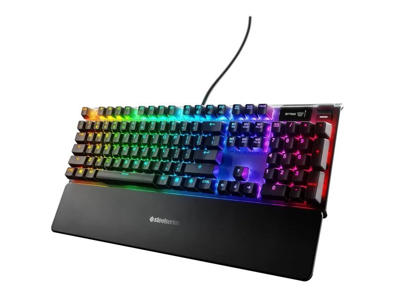 SteelSeries Apex 7 Mechanical Gaming Keyboard – OLED Smart Display