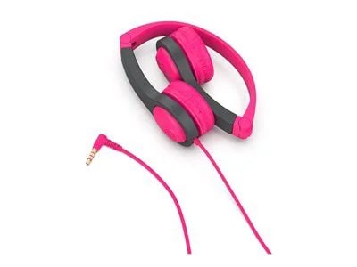JLab JBuddies Folding Gen 2 Kids Wired Headphones - Pink/Gray