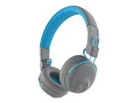 JLab Studio Wireless On-Ear Headphones - Gray/Blue
