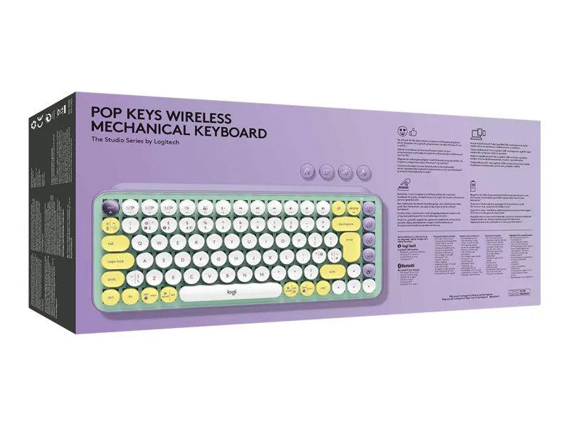 logi POP Keys ワイヤレスキーボードとマウスセット ロジクール POP ワイヤレス マウスと POP キー メカニカル