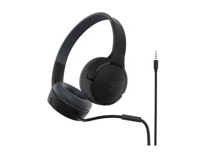 

Belkin SOUNDFORM Mini Wired On-Ear Headphones for Kids - Black