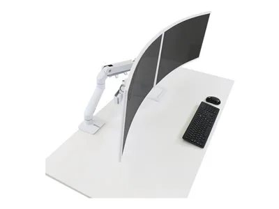 

Ergotron HX Desk Dual Monitor Arm (White)