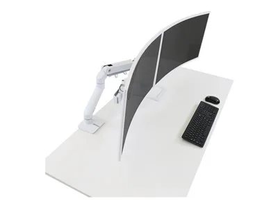 Ergotron HX Desk Dual Monitor Arm (White)