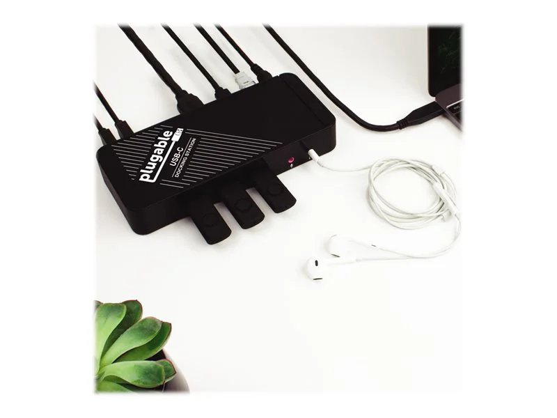 Plugable USB-C Docking Station with Charging, Compatible