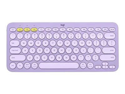 

Logitech K380 Multi-Device Bluetooth Keyboard for PC (Lavender Lemonade)