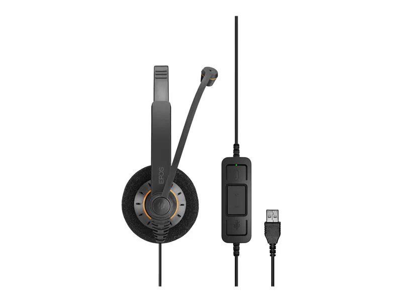 EPOS IMPACT SC 30 USB ML Wired Mono On-Ear Headset - Black