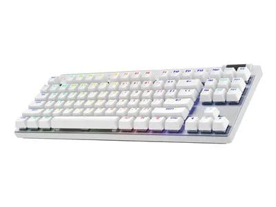 

Logitech G PRO X TKL LIGHTSPEED Wireless RGB Tactile Gaming Keyboard - White