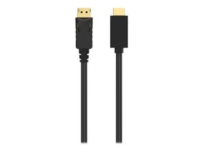 

Belkin 3ft DisplayPort to HDMI Cable, M/M, 4k - adapter cable - DisplayPort / HDMI - 3 ft