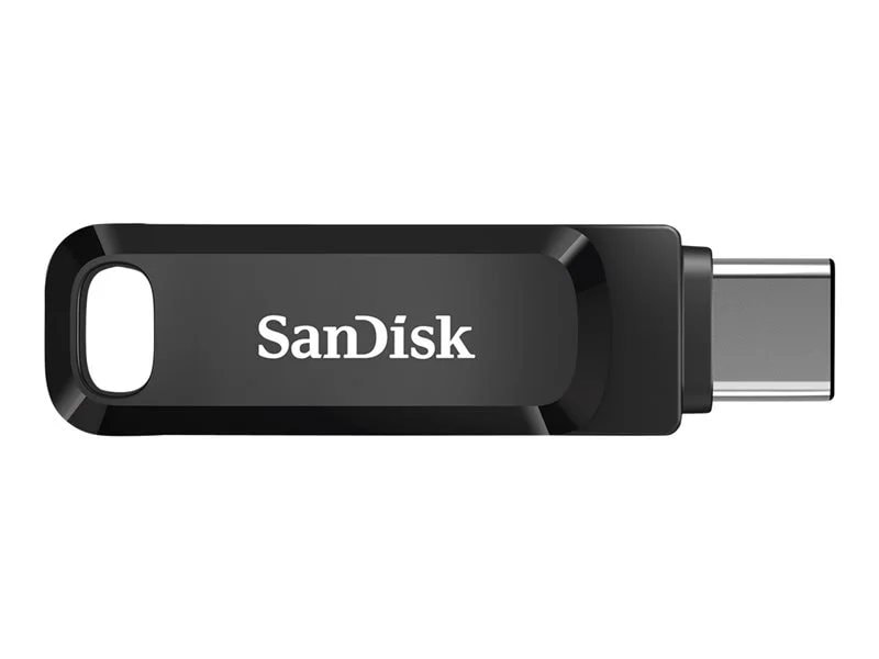 SanDisk 64GB Dual Drive Go: Black Versatile Storage Solution