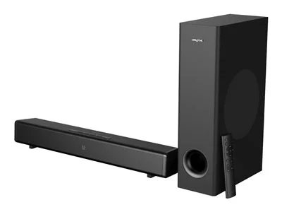 Creative Labs Stage 360 High Performance Monitor Soundbar + Subwoofer - Black