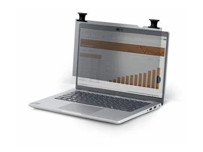 StarTech.com 16-inch 16:10 Bright Privacy Screen Filter with Touch, Flip-Over, 75% Light Transmittance