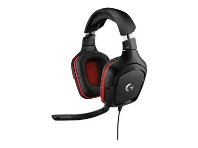 

Logitech G332 Wired Stereo Gaming Headset - Black/Red