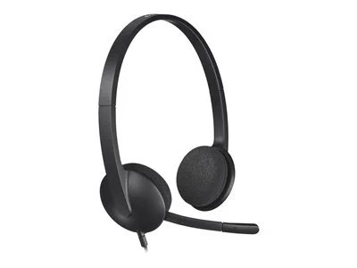 Logitech H340 Stereo Wired Headset - Black