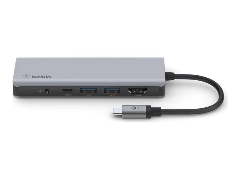 Belkin CONNECT 7-in-1 multiport hub adapter - USB-C - HDMI