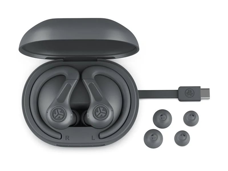 JLab JBuds Sport ANC 4 Earbuds - Graphite | 78808863 | Lenovo US