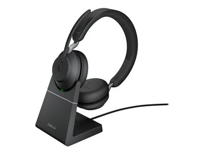 

Jabra Evolve2 65 Link380c MS Stereo Wireless Noise-Isolating Headset with Stand - Black