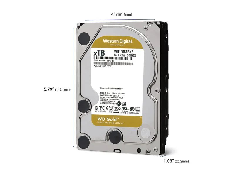 WD Gold Datacenter Hard Drive WD2005FBYZ HD | 78055948 | Lenovo US