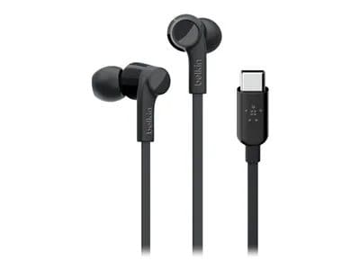 

Belkin in-Ear USB-C Headphones with Mic Control Black