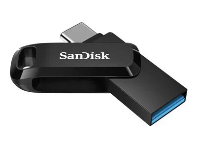 

SanDisk 64GB Ultra Dual Drive Go 2-in-1 Flash Drive - Black