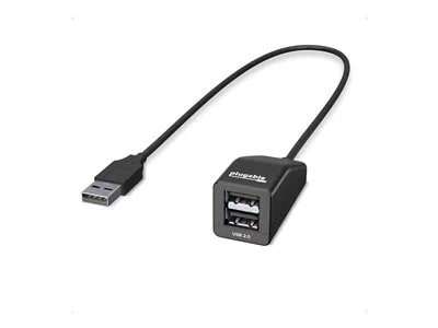 Plugable USB 2.0 2-Port High Speed Ultra Compact Hub Splitter