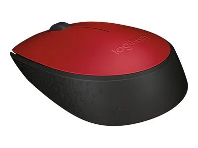 Logitech M170 Wireless Compact Optical Ambidextrous Mouse - Red