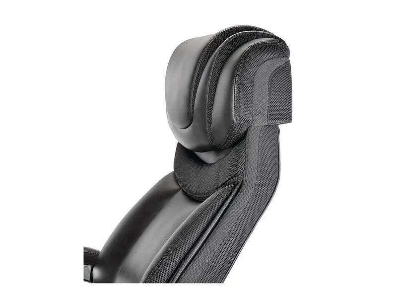 Realspace Axton Leather High-Back Big & Tall Chair, Dark Gray