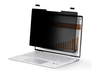 StarTech.com 14-inch 16:10 Touch Privacy Screen, Anti-Glare Privacy Filter, Laptop Monitor Screen Protector with 51% Blue Light Reduction, Flip-Over