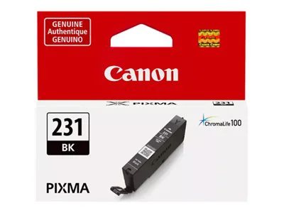 Canon Genuine Ink CLI-231 for PIXMA TS8820 Inkjet Printer - Black