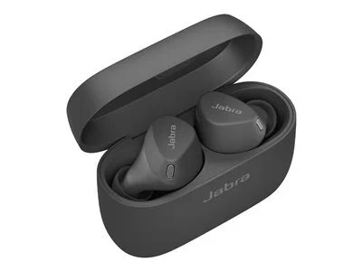 Image of Jabra Elite 4 True Wireless Active Noise Cancelling Earbuds with Mic - Black