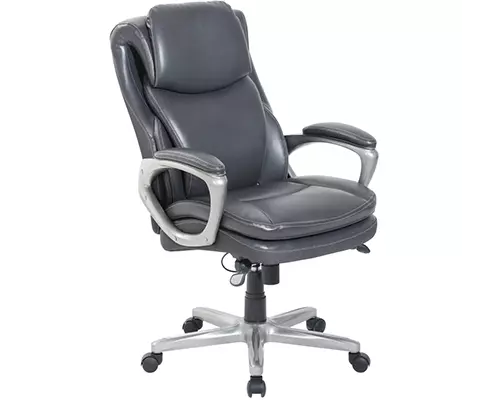 Serta Smart Layers Arlington Air Bonded, Serta Black Leather Office Chair